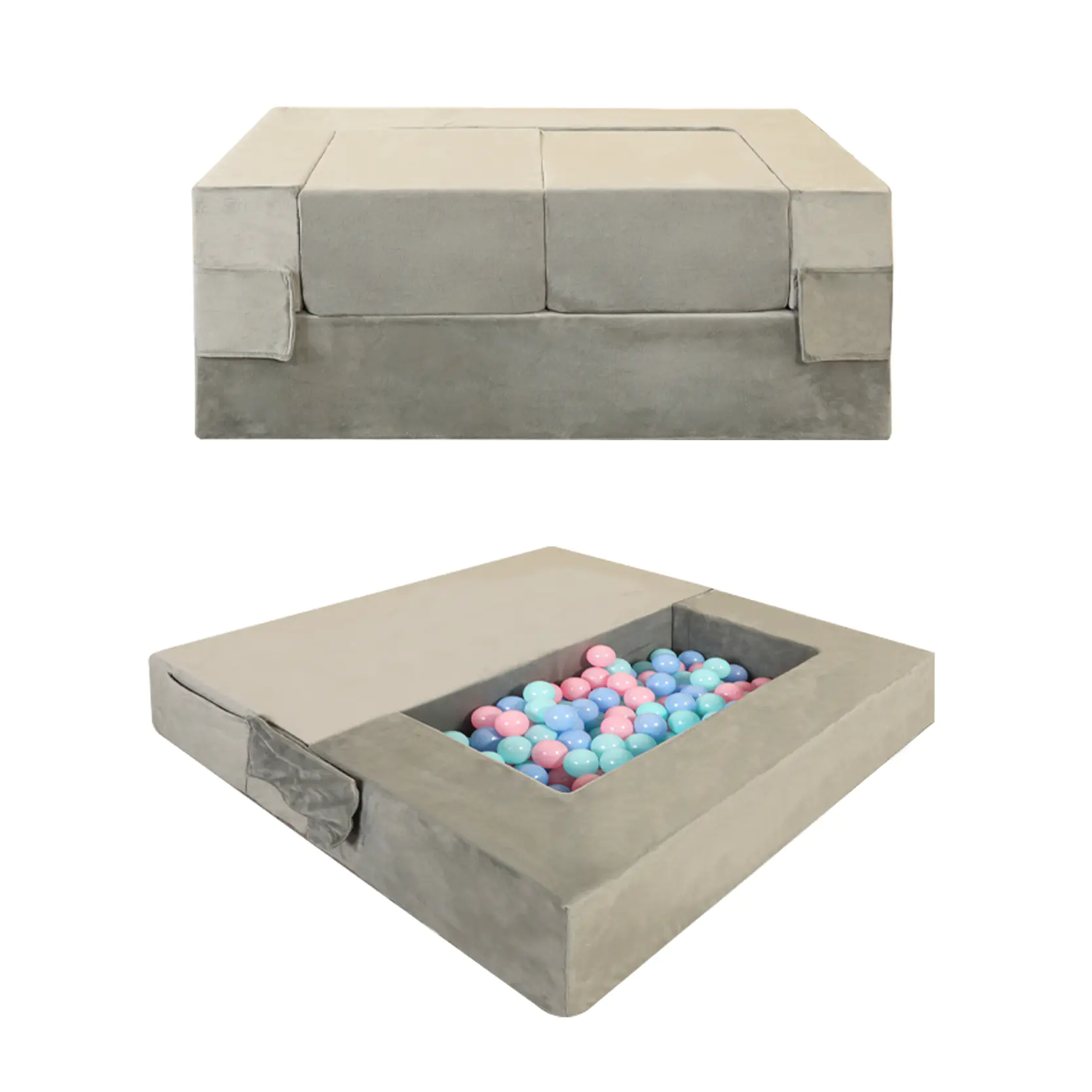 Bộ ghế sofa khối xây dựng bốn mảnh có thể gập lại dành cho trẻ em