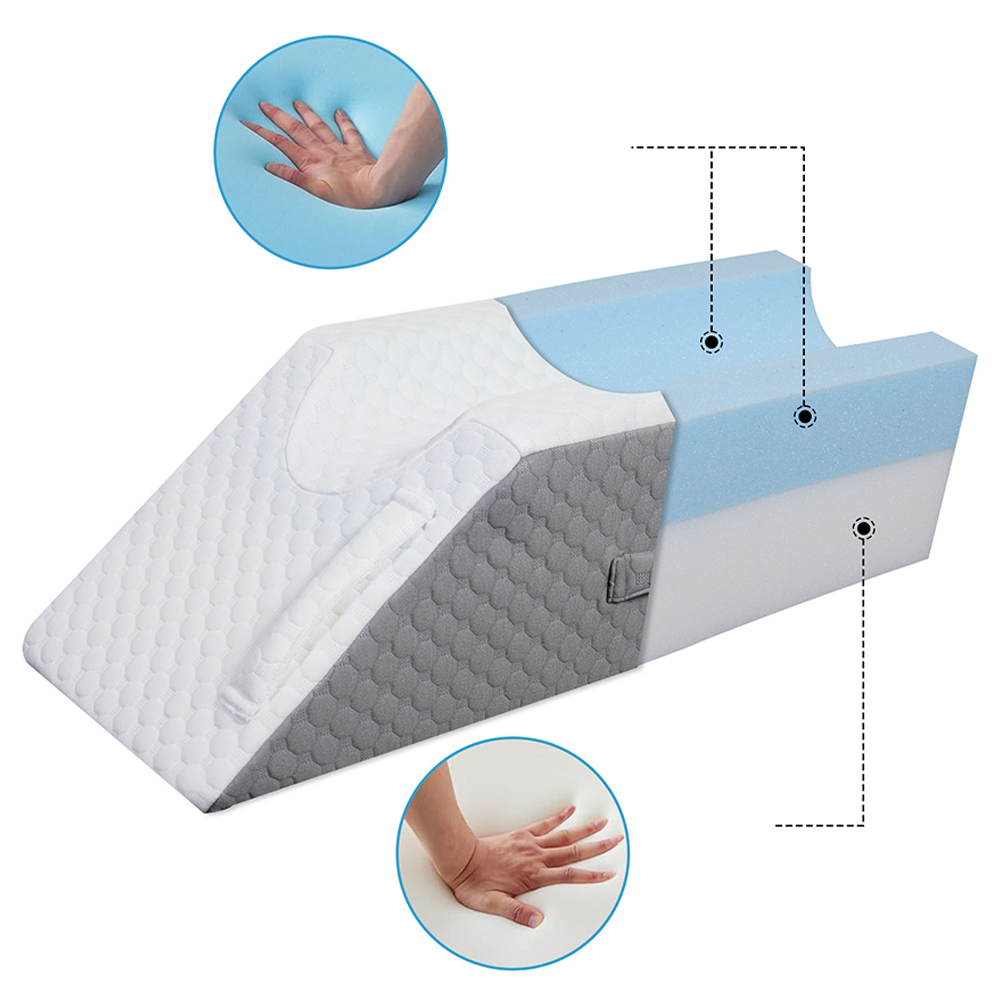 Gối kê chân bằng mút hoạt tính có rãnh