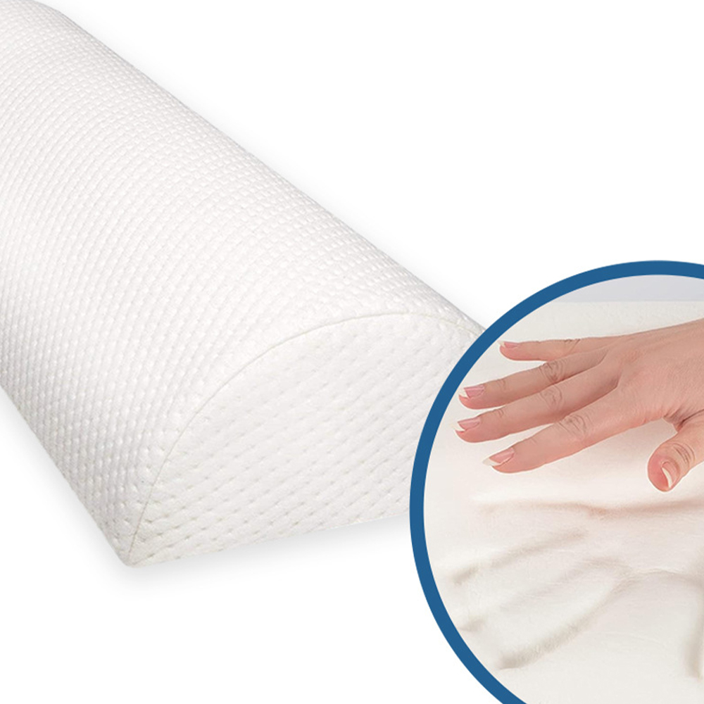 Gối kê chân mút hoạt tính màu trắng