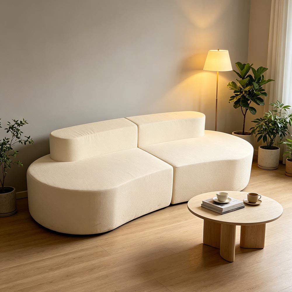 Sofa đôi chắp vá