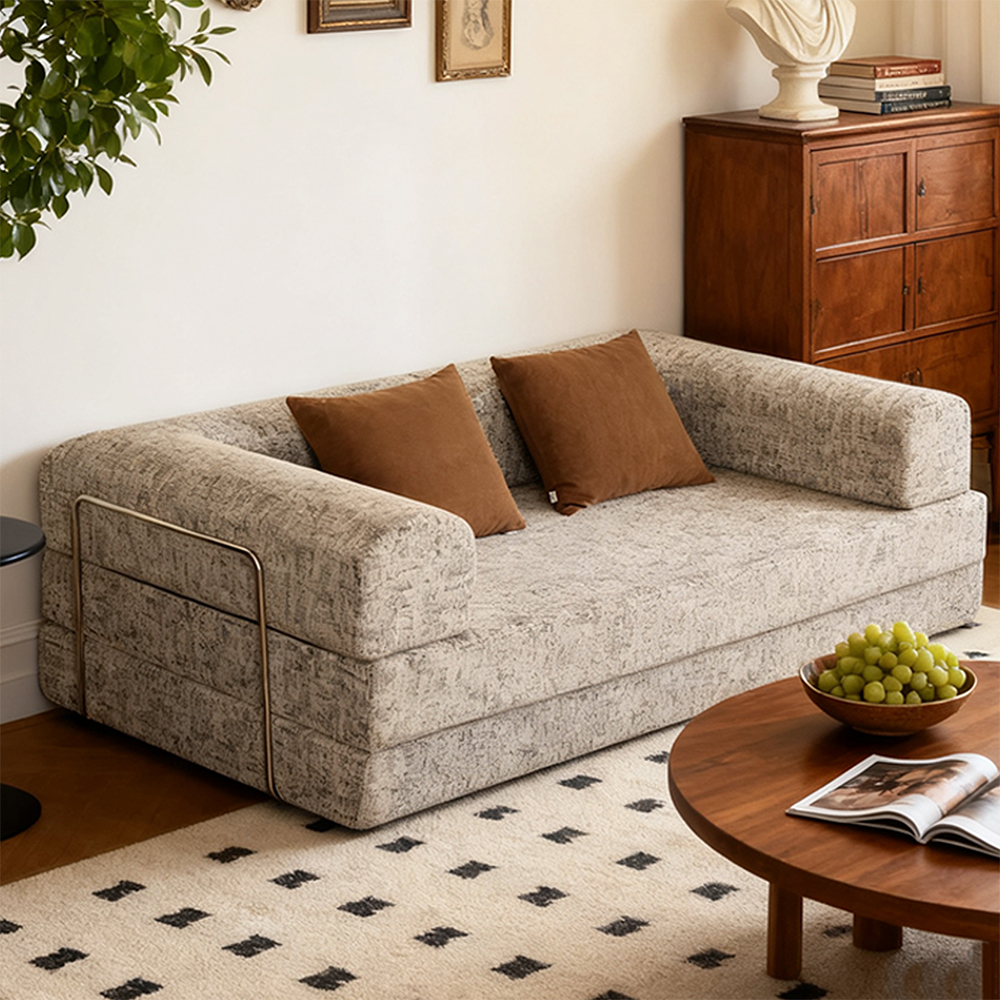 Sofa đôi nửa kín hình chữ U