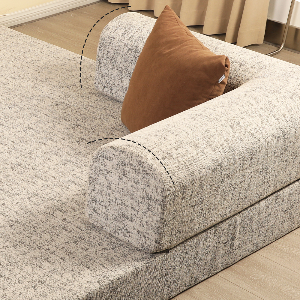 Sofa đôi nửa kín hình chữ U