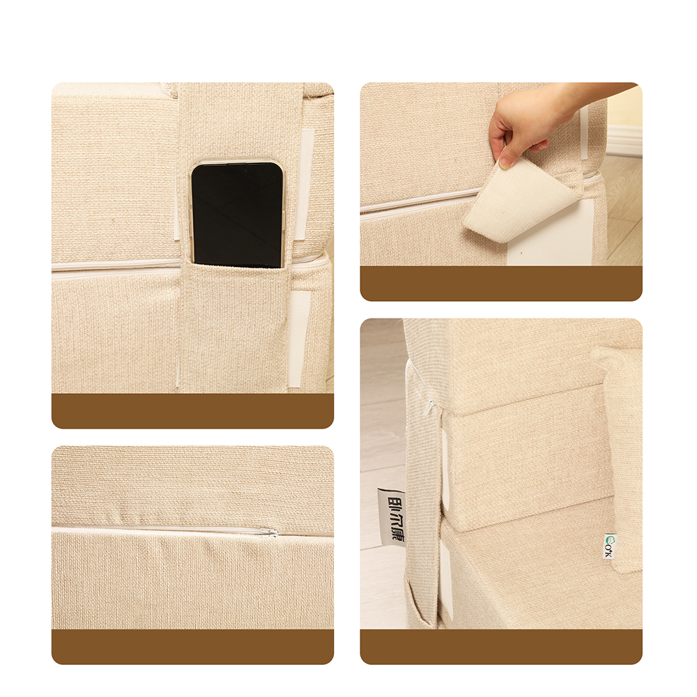 Sofa gấp màu trắng