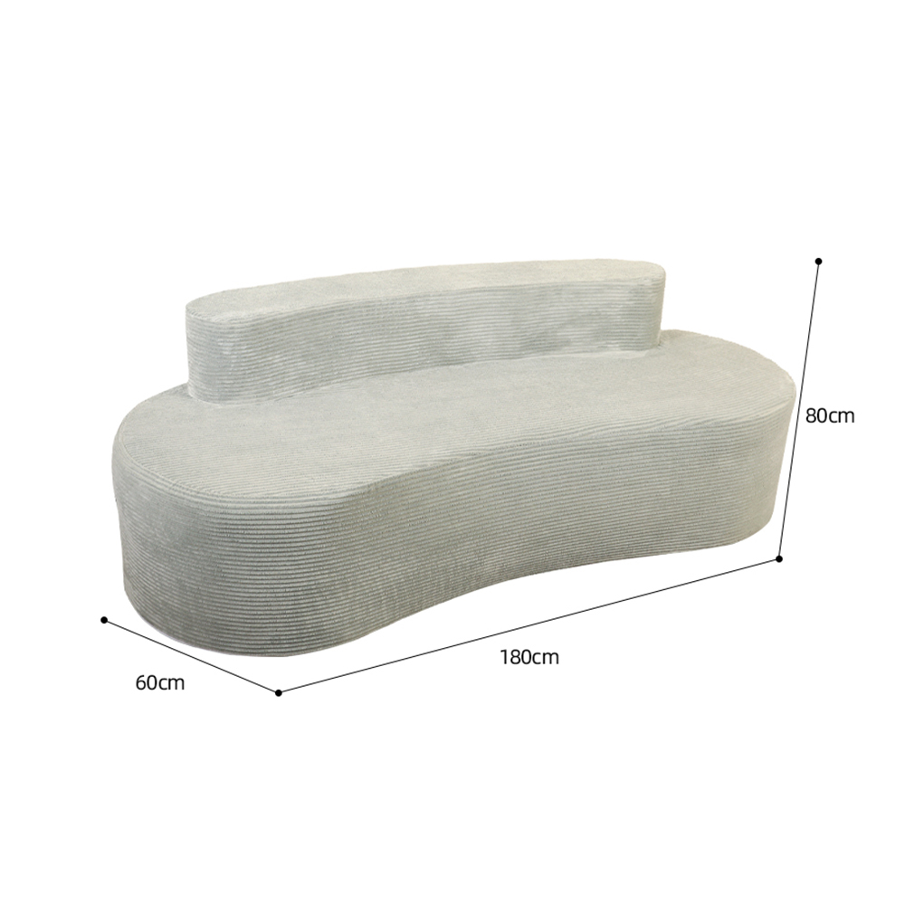 Sofa đôi màu xám