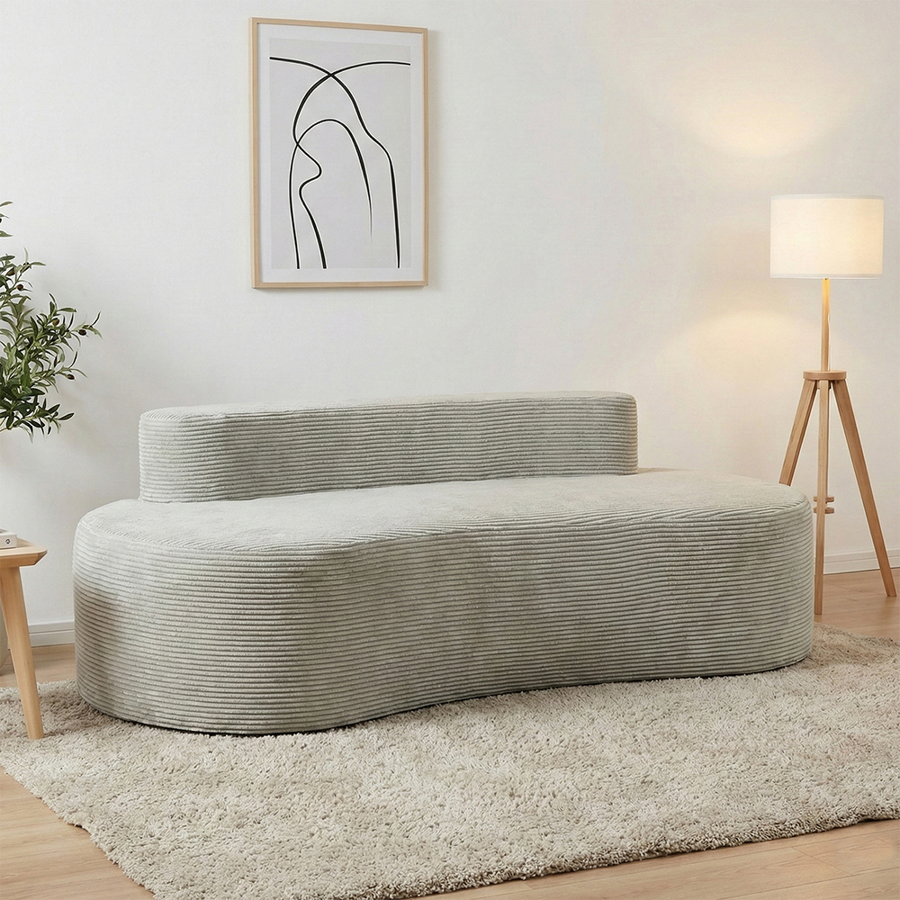 Sofa đôi màu xám